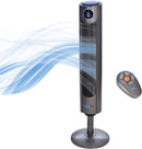 1 of 8:Ventilateur tour oscillant Arctic-Pro avec écran numérique et télécommande, gris foncé, 42 pouces 