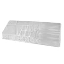 2 of 5:Home Basics Deluxe Make up Palette Cosmetic Organizer, Clear 