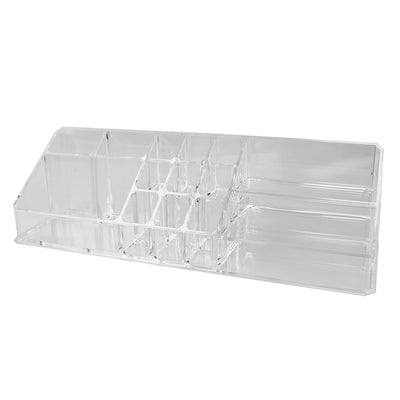 2 of 5:Home Basics Deluxe Make up Palette Cosmetic Organizer, Clear 