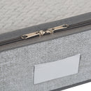 2 of 4:Simplify Under the Bed Storage Bag in Heather Grey 