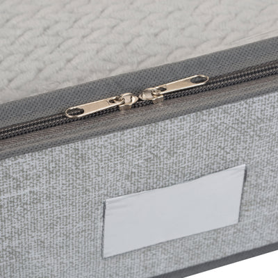 2 of 4:Simplify Under the Bed Storage Bag in Heather Grey 