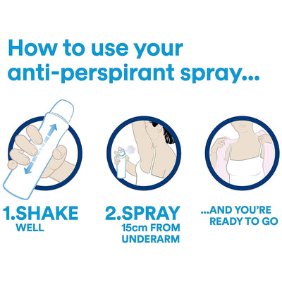 2 of 4:Dove Original Anti-Perspirant Deodorant Spray, 150 ml 