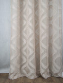 10 of 27:Ariana Clipped Doily Grommet Window Panel, 54x84 Inches 