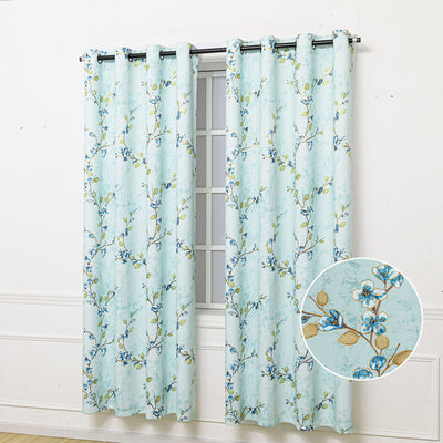 4 of 6:Panel de ventana para oscurecer la habitación con diseño floral de Sofía, 54 x 84 pulgadas 