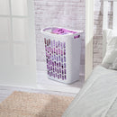 2 of 2:Cesta abierta rectangular Sterilite, color blanco 