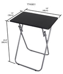 2 of 2:Home Basics Multi-Purpose Foldable Table, Black 