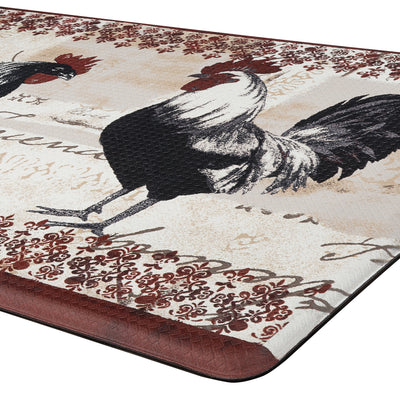 3 of 5:Achim Rooster Decorative Anti-Fatigue Mat, Brown, 18x30 Inches 
