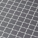 3 of 7:Table pliante polyvalente Home Basics, gris treillis, 38 x 48 x 64 cm 