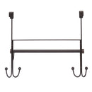 2 of 4:Home Basics Over the Door Hook with Towel Bar, Oil-Rubbed Bronze 