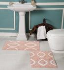 2 of 6:Ensemble de 2 tapis de bain antidérapants Premius Diamond, 43 x 61 cm, 50 x 81 cm 
