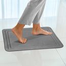 8 of 12:Elle Border Soft Non-Slip Memory Foam Bath Mat, 17x24 Inches 