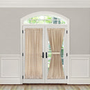 5 of 7:Buffalo Check Gingham French Door Panel With Tieback 