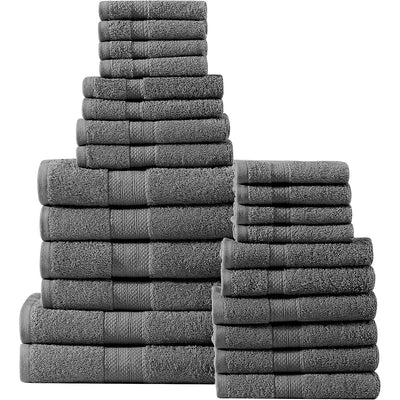 28 of 40:Ensemble de serviettes 24 pièces 100 % coton Casa Platino 