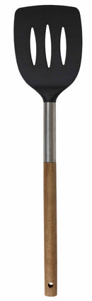 1 of 3:Spatule ajourée en caoutchouc résistant aux rayures Home Basics Winchester Collection, naturel 