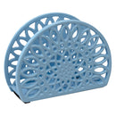 2 of 4:Home Basics Sunflower Cast Iron Napkin Holder, Blue 