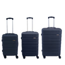 1 of 9:G-Force 3 Piece Expandable Rolling Luggage Set in Navy 3 Piece Set Includes Sizes 20