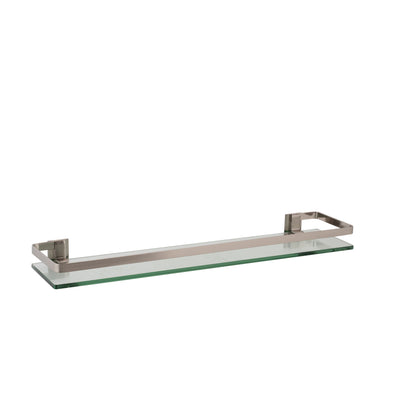 1 of 4:Neu Home Estante de Vidrio con Barra en Níquel 