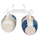 3 of 7:Home Basics Estante para tazas debajo del estante 