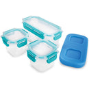4 of 5:Rubbermaid LunchBlox Leak-Proof Snack Kit, Small, Blue-Clear 