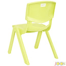 6 of 7:JOON Stackable Plastic Kids Learning Chairs, Lime, 20.5x12.75X11 Inches, 2-Pack (Pack of 2) 
