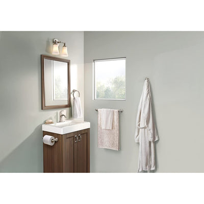 2 of 2:Collection d'accessoires de salle de bain Moen Wellton, nickel brossé 