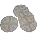 2 of 21:Blossom Embroidered Vintage Lace Design Table Runner 