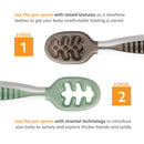 2 of 4:NumNum Starter Baby Bowl and Spoons Set, etapa 1 y 2, a partir de 6 meses 