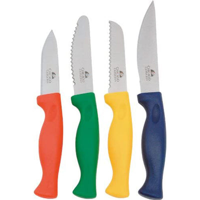 1 of 1:Chicago Cutlery 4 Piece Fixed Blade Knife Set, Hunting, Outdoor 
