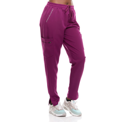 5 of 66:Ellen Tracy 4-Way Stretch Women's Skinny Medical Scrub Pants 