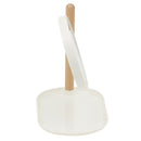 3 of 4:Home Basics Cosmetic Mirror with Tray, (2x Magnification), Ivory 