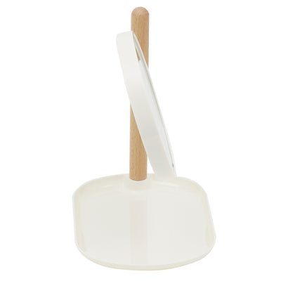 3 of 4:Home Basics Cosmetic Mirror with Tray, (2x Magnification), Ivory 