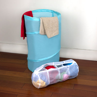 4 of 5:Sunbeam 4 Compartment Micro Mesh Wash Bag, White 
