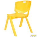 6 of 7:JOON sillas de aprendizaje apilables de plástico para niños, amarillo, 20.5 x 12.75 x 11 pulgadas, paquete de 2 (paquete de 2) 