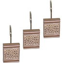 8 of 10:Sinatra Complete Bath Ensemble Decor Set, rubor, todo se vende por separado 