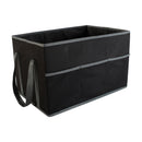 1 of 4:Organiseur de coffre pliable Simplify en noir 