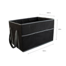 2 of 4:Organiseur de coffre pliable Simplify en noir 