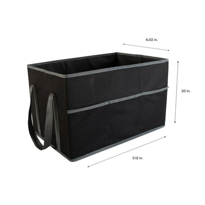 2 of 4:Organiseur de coffre pliable Simplify en noir 