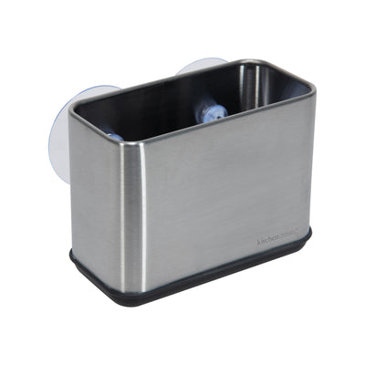 1 of 4:Detalles de cocina Caddy para fregadero con ventosa en acero inoxidable 