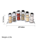 5 of 5:Home Basics Glass & Chrome Spice Rack 