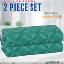 3 of 24:PREMIUS 2 Pack Geo 100% Cotton Yarn Dyed Bath Sheet Towel, 32x64 Inches 