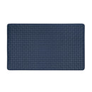 1 of 7:Achim Woven-Embossed Faux-Leather Anti-Fatigue Mat, Navy, 18x30 Inches 