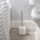 3 of 4:Bath Bliss Luxury Toilet Brush Holder in White 