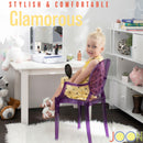 13 of 23:JOON 2 Pack Kids Ghost Chairs with Armrest, 25x13x14.5 Inches, Transparent 