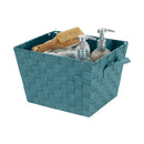 3 of 4:Simplify Small Woven Storage Bin in Sapphire 