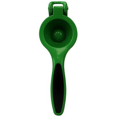 2 of 3:Home Basics Enamel Steel Lime Squeezer with Grip Handle, Green 
