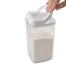 3 of 4:Kitchen Details 1.2L Airtight Stackable Container, Clear-White 