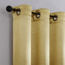 9 of 15:Cordelia Embossed Damask Grommet Room Darkening Window Panel, 52x84 Panel 