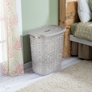 1 of 1:Panier à linge Sterilite Weave / Ciment 