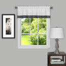 1 of 2:Camden 58x14 Window Curtain Valance - Black 