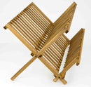 3 of 6:Escurreplatos Plegable de Madera de Pino - Natural 